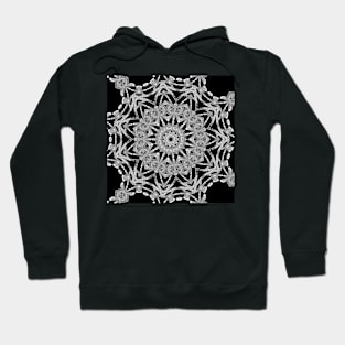 Black and white pattern Hoodie